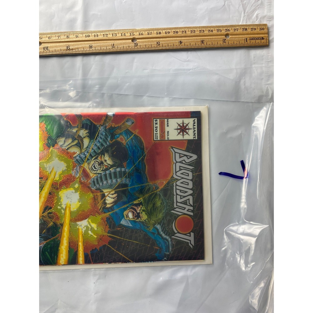 VALIANT BLOODSHOT COMIC BOOK NO 0 MARCH 1992 FIRST ISSUE $350‎ COVER PRICE